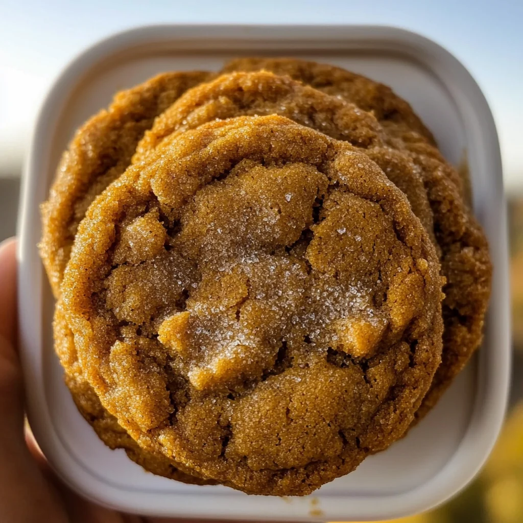 chewy maple pumpkin cookies