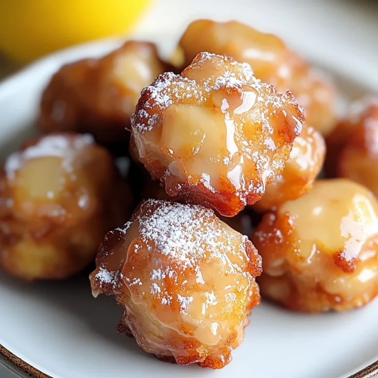 Apple Fritter Bites