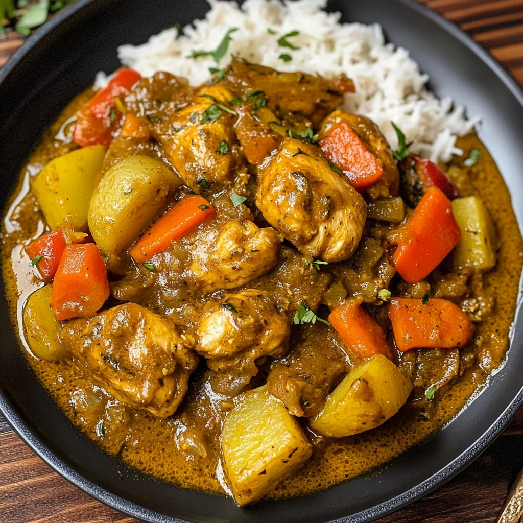 Authentic Jamaican Curry Chicken