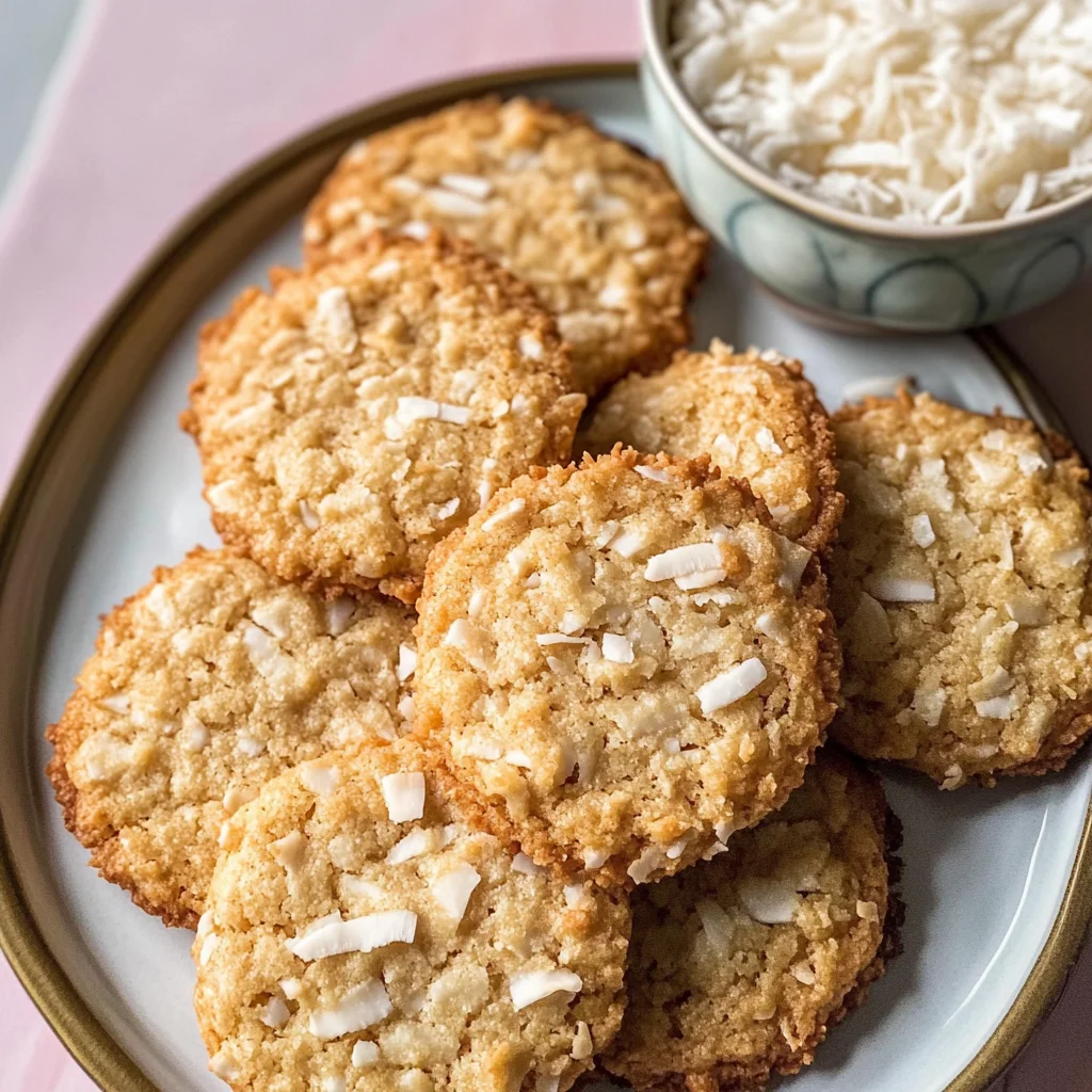 Chewy Coconut Cookies