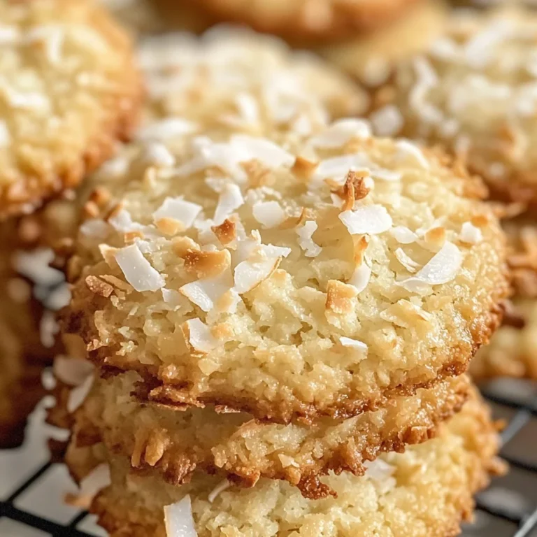 Chewy Coconut Cookies Recipe