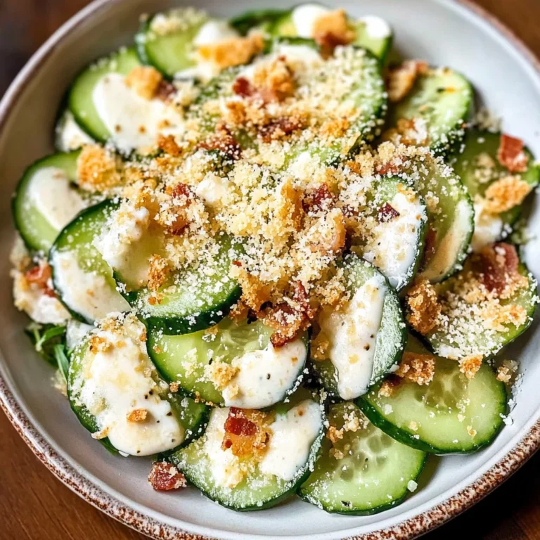 Cucumber Caesar Salad