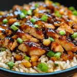 Honey BBQ Chicken Rice – The Best 1-Pan Family Dinner
