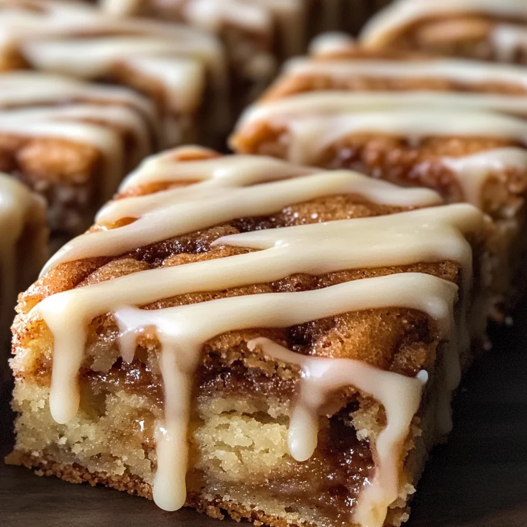 How to Make Cinnamon Roll Blondies
