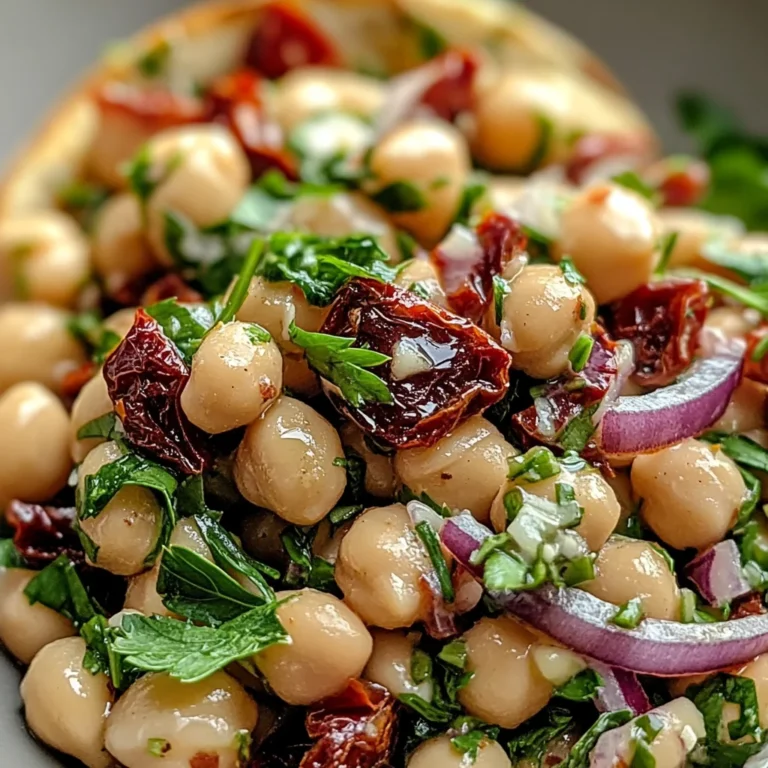 Marinated Sun-dried Tomato Bean Salad