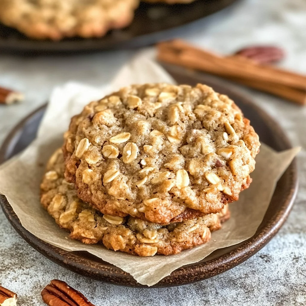 Oatmeal Chai Cookies with Pecans