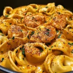 One-Pot Spicy Garlic Butter Chicken Tortellini