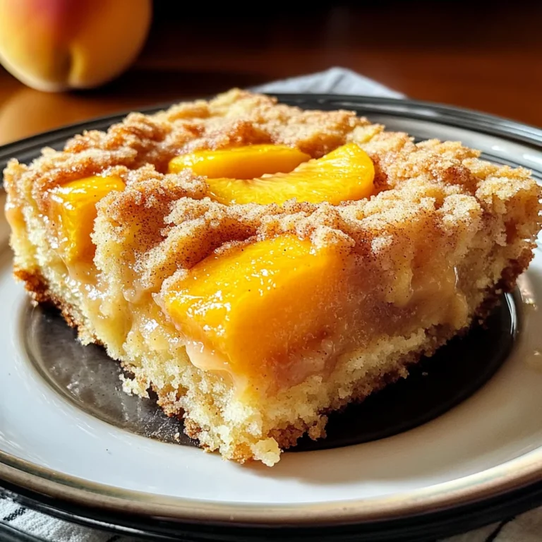 Peach Coffee Cake
