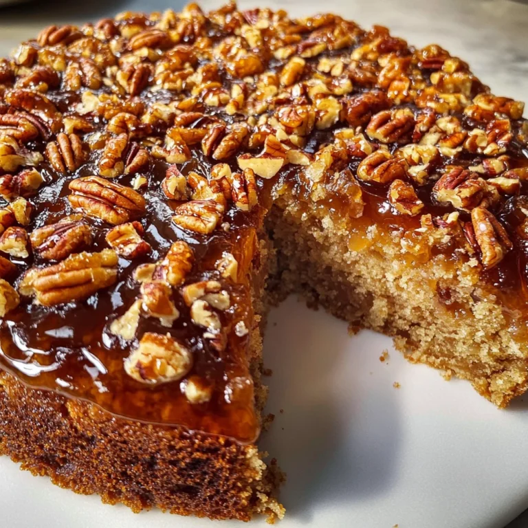 Pecan Upside Down Cake