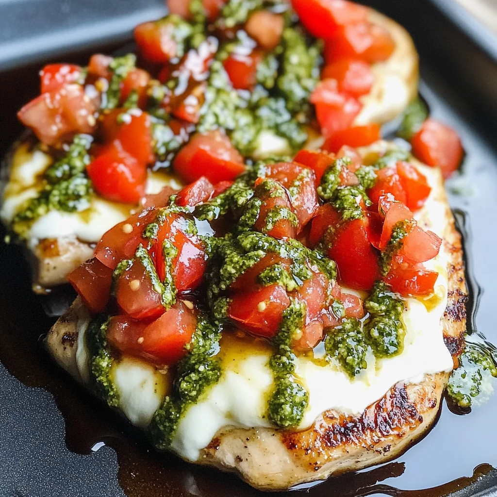 Pesto Bruschetta Chicken