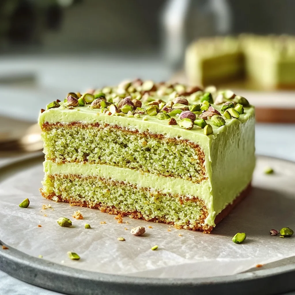 Pistachio Sheet Cake