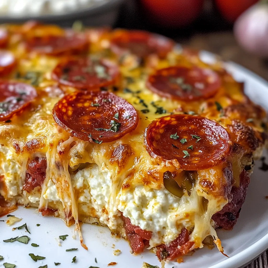 Pizza Style Cottage Cheese Bake – Easy Protein-Packed Dinner