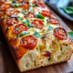 Savory Caprese Bread : A Fresh Italian Bread