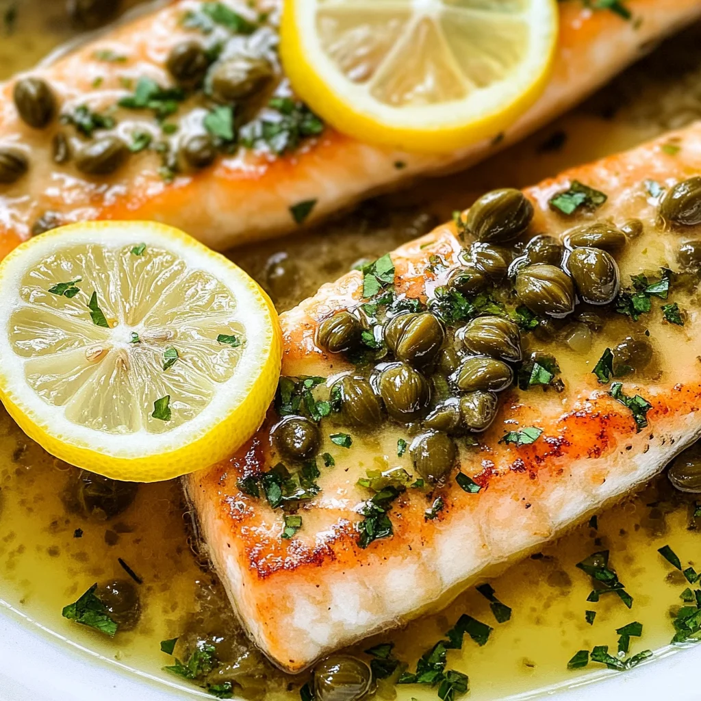 Simple Lemon Caper Sauce
