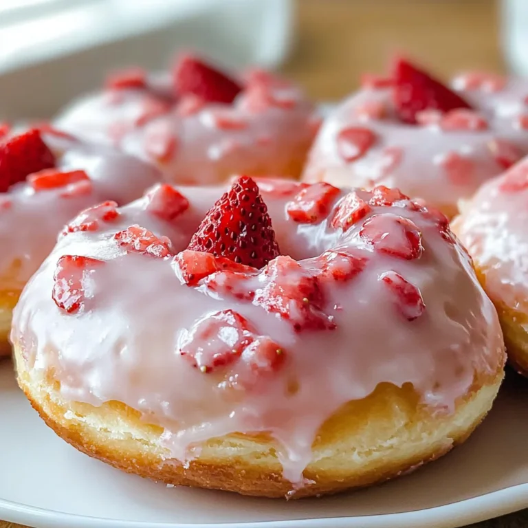 Strawberry Donuts