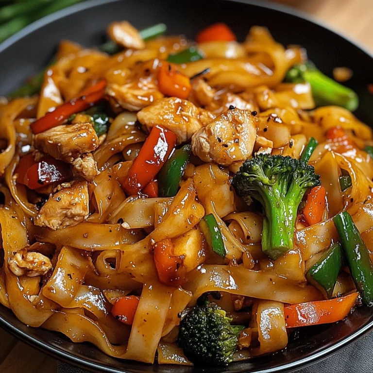 Street Style Thai Drunken Noodles