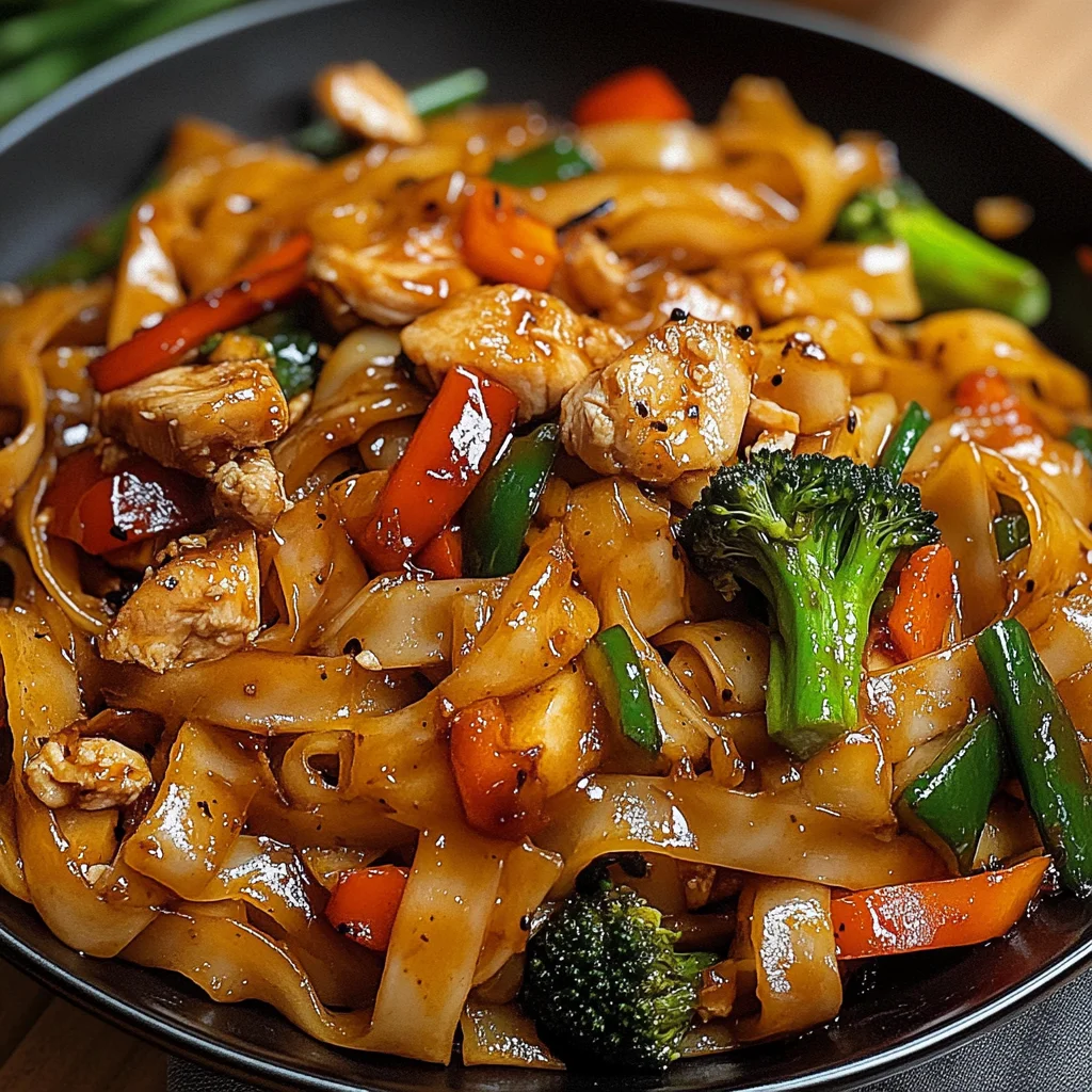 Street Style Thai Drunken Noodles