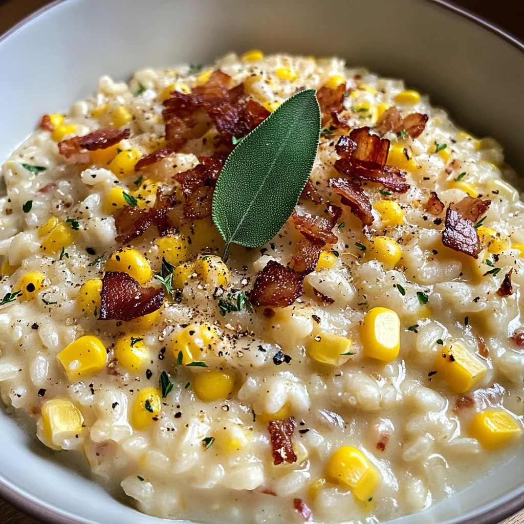 Sweet Corn Risotto