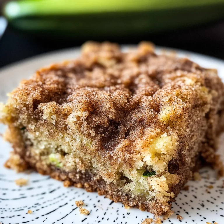 Zucchini Coffee Cake Recipe