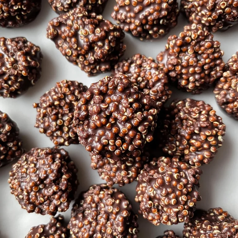3-Ingredient Dark Chocolate Quinoa Crisps