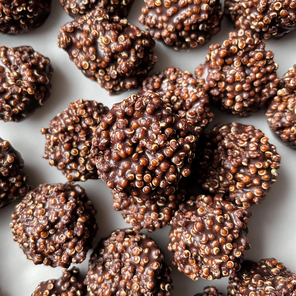 3-Ingredient Dark Chocolate Quinoa Crisps