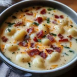 Bacon Cheddar Gnocchi Soup – A Rich and Creamy Comfort Meal