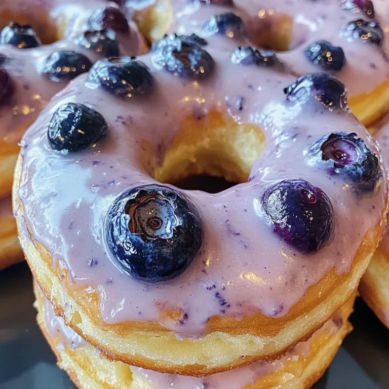 Baked Blueberry Donuts