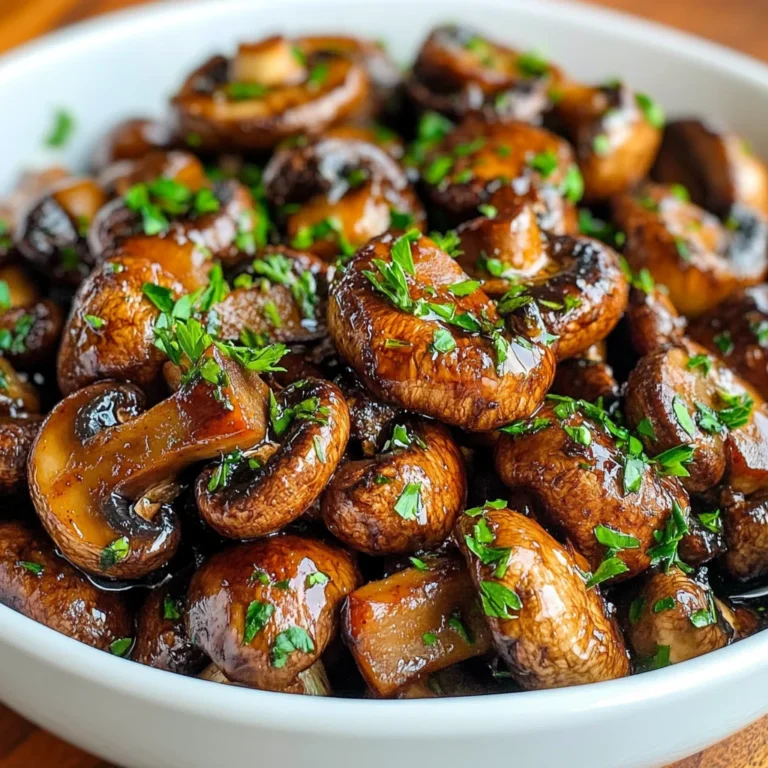 Balsamic Roasted Mushrooms