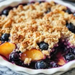 Blueberry Peach Crumble