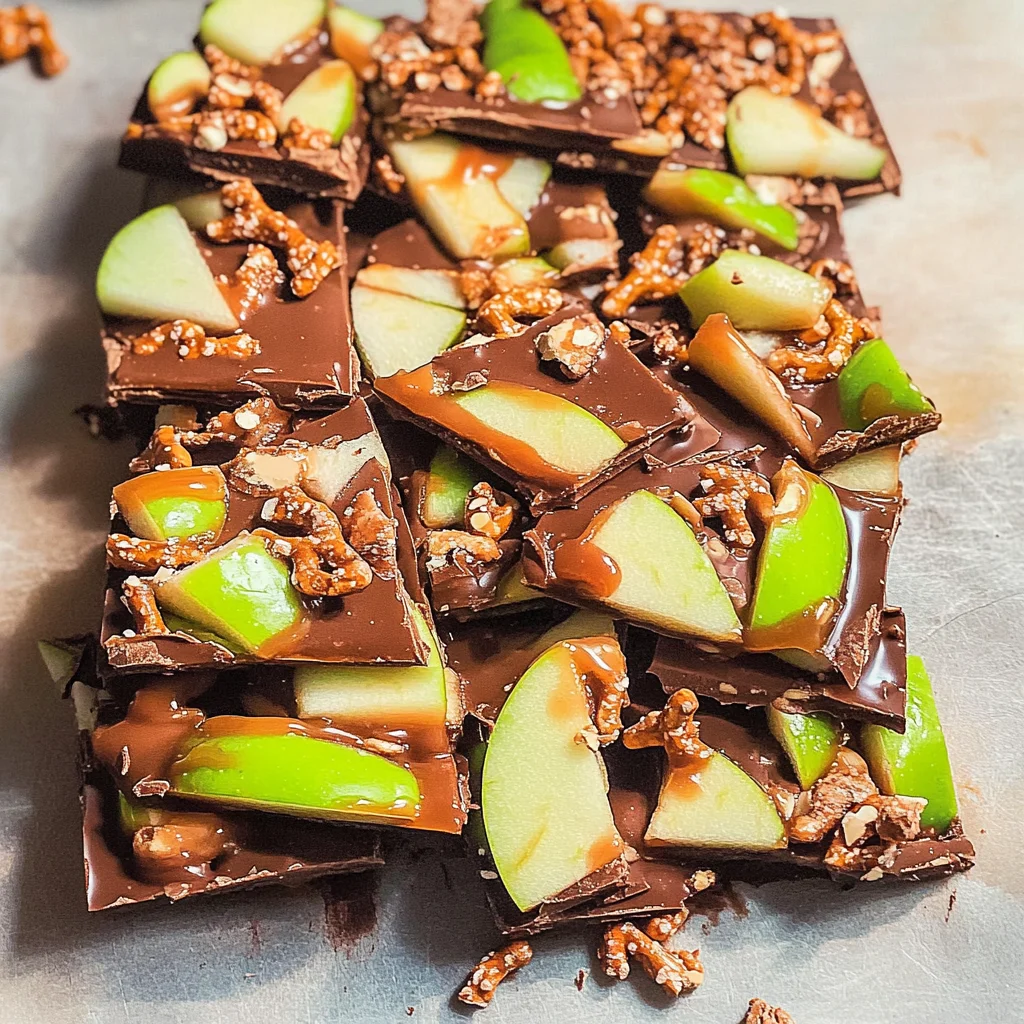 Caramel Apple Bark