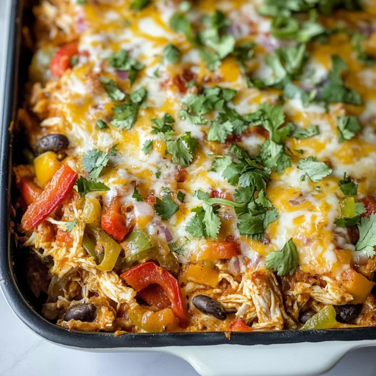 Chicken Burrito Casserole