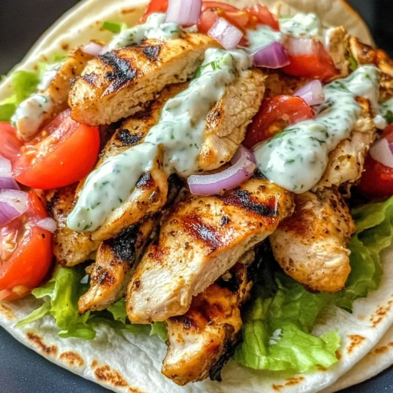 Chicken Pita Gyros