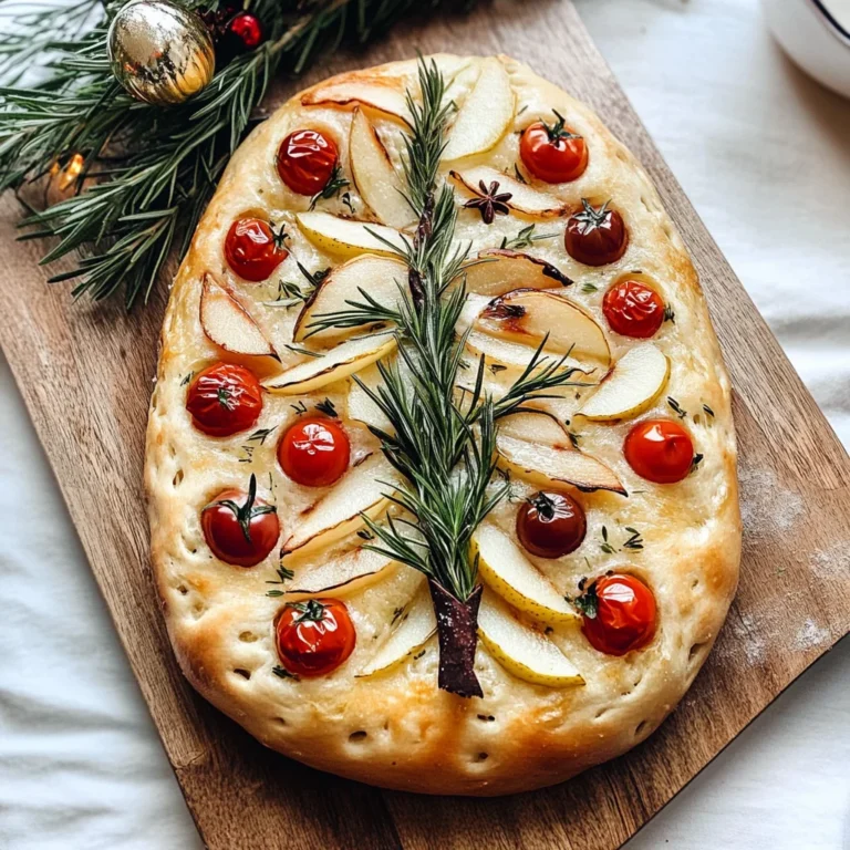 Christmas Tree Focaccia