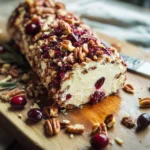 Cranberry Pecan Cheese Log