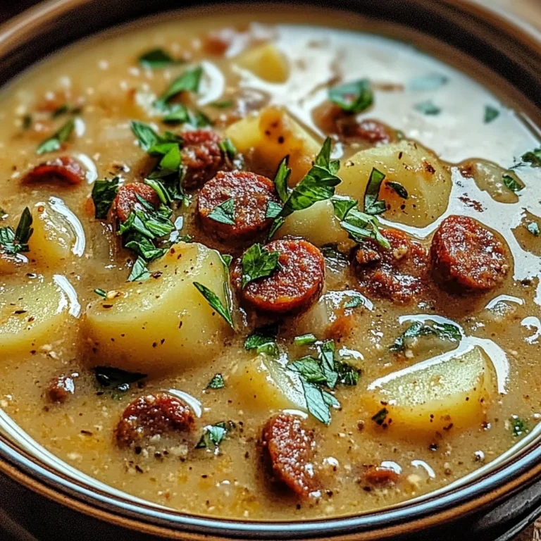 Creamy Chorizo Potato Soup