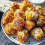 Crispy Hashbrown Sausage Bites