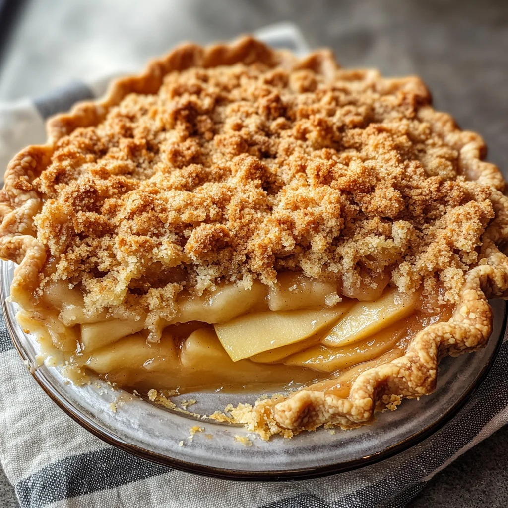 Dutch Apple Pie (with a Buttery Crumb Topping)