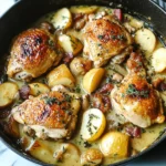 French Chicken Casserole a la Normande