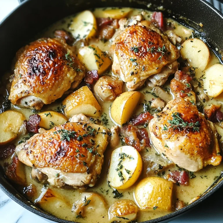French Chicken Casserole a la Normande
