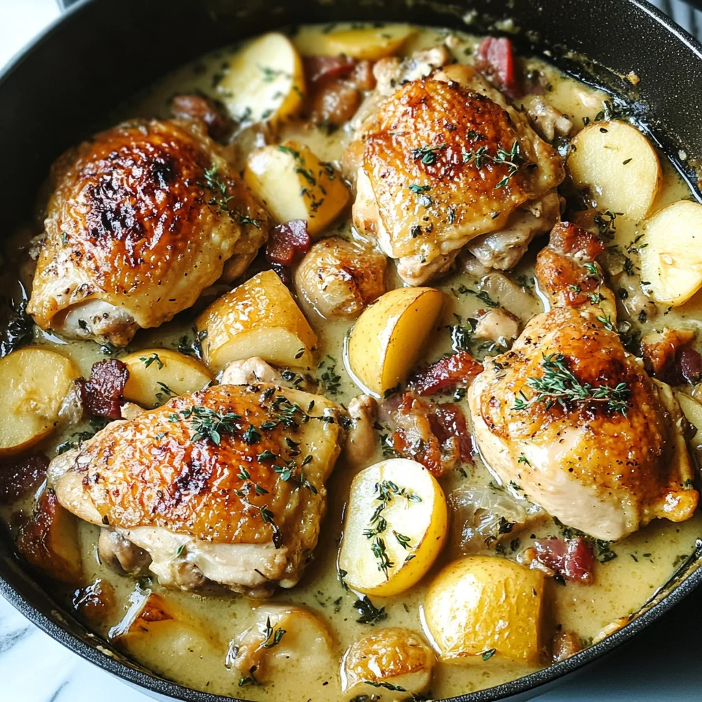 French Chicken Casserole a la Normande