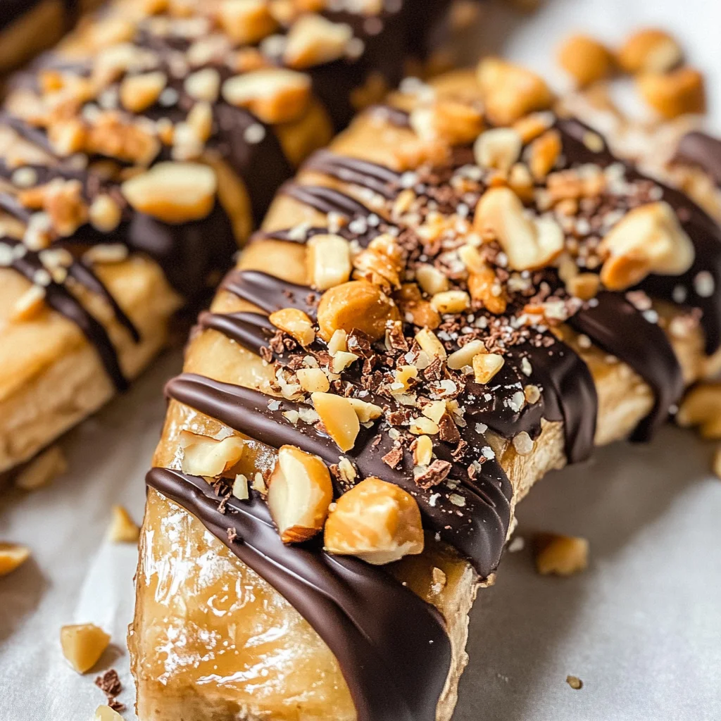Frozen Banana Snickers
