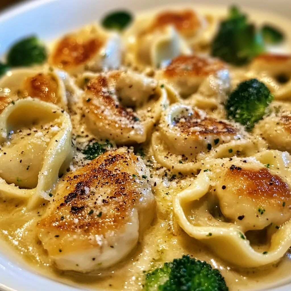 Garlic Parmesan Chicken Tortellini