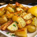 Greek Lemon Garlic Roasted Potatoes