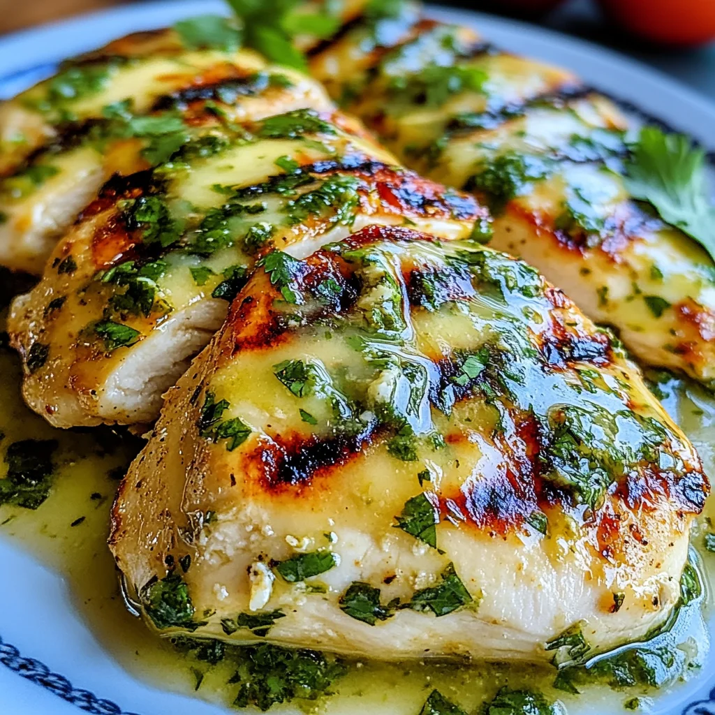 Grilled Salsa Verde Pepper Jack Chicken