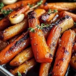Honey Balsamic Roasted Carrots