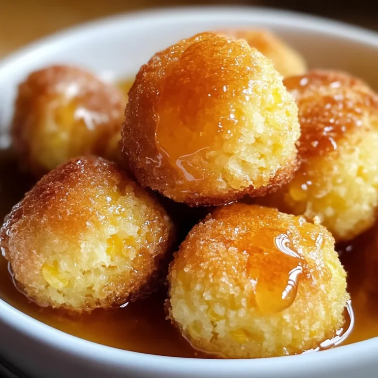 Honey Butter Cornbread Poppers