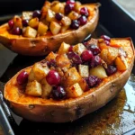 Indulge in Cranberry Apple Twice-Baked Sweet Potatoes This Fall!
