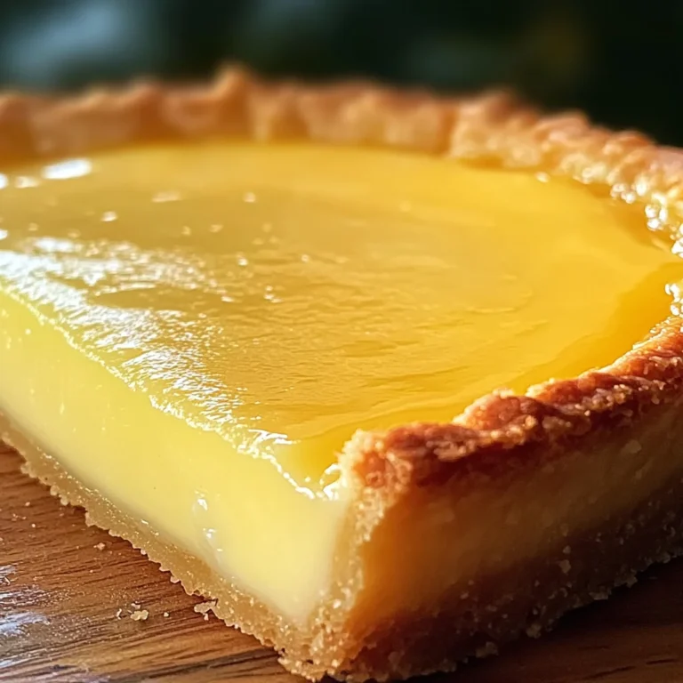 Lemon Custard Tart