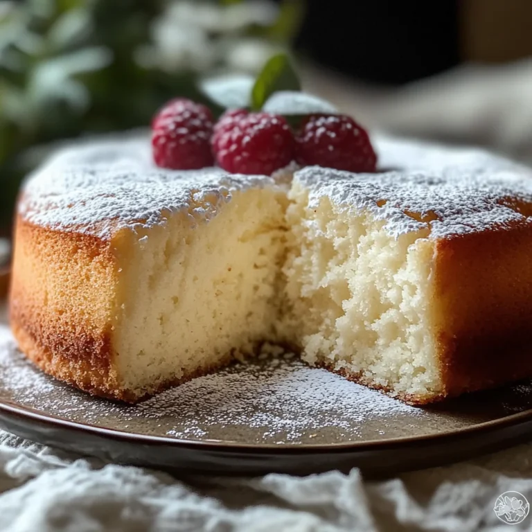 Light & Fluffy Yogurt Cloud Cake – The Best Airy Dessert !
