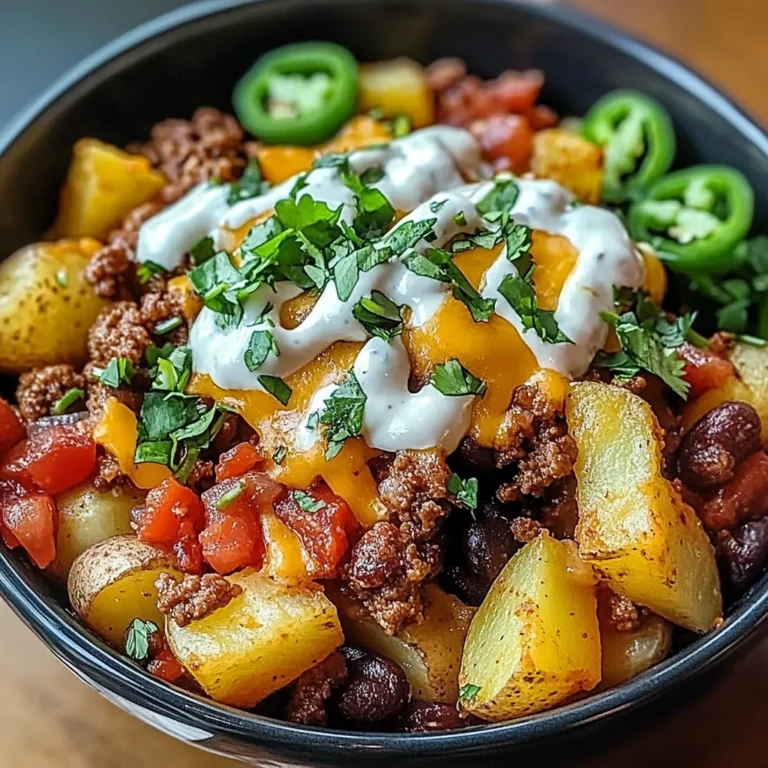 Loaded Potato Taco Bowl